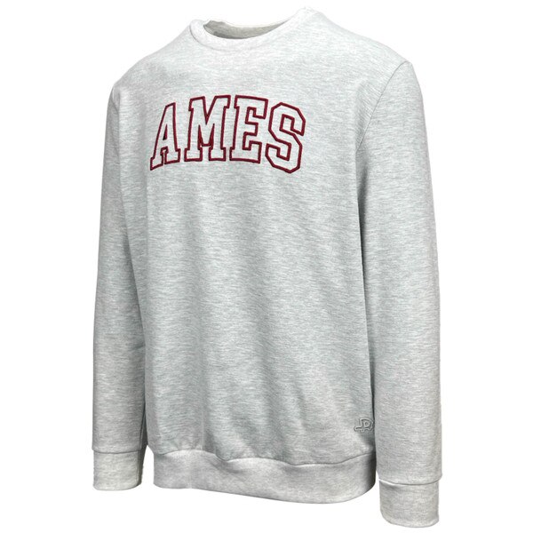 Authentic Brand Ames I-State Heather Gray Crewneck